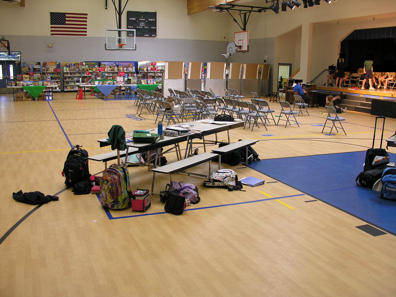 Tables and Chairs on Taraflex